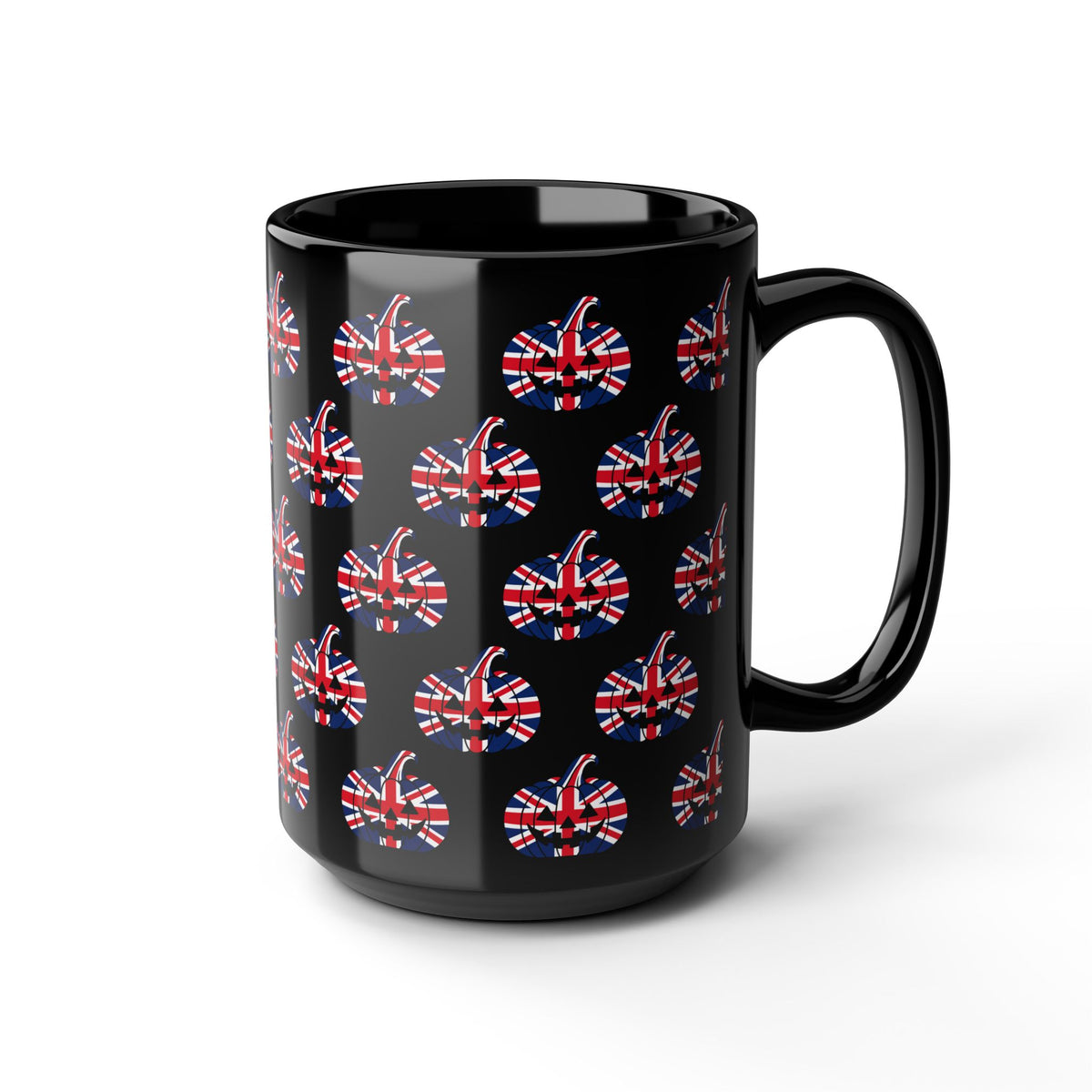 Limited Edition Union Jack Pumpkin Jack-o'-Lantern Mug | Halloween Pumpkin Mug