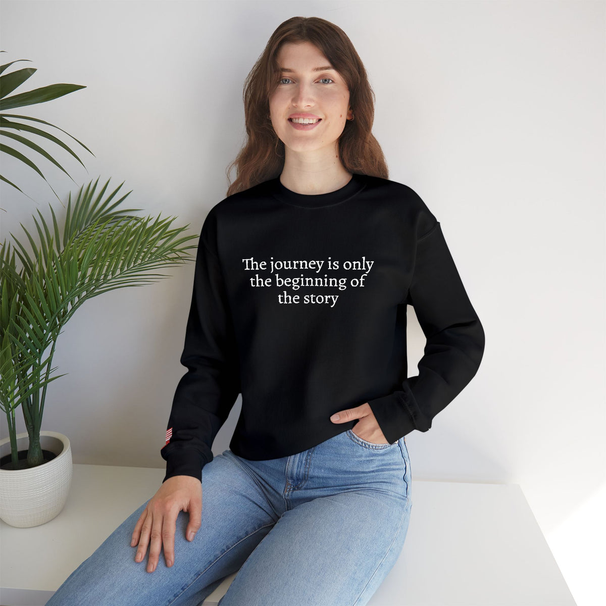 Choose Your Country Embroidered Sweatshirt, Personalized Travel Crewneck, Custom Initials, Country Flag Sleeve, Heritage Gift