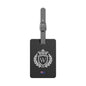 Personalized Australian Flag Luggage Tag - Heraldic Crest & Initial | Australia Heritage Travel Accessory