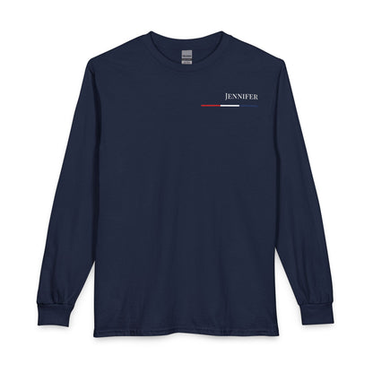 Jennifer Personalized Name Long Sleeve T-Shirt