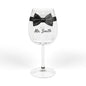 Personalized Destination Wedding Wine Glass for Groom, Custom Mr Glass with Country Flag, 12oz Bow Tie Wedding Stemware, Husband Gift