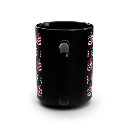 Limited Edition American Flag Jack-O'-Lantern Mug | Black 15oz