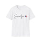 Choose Your Country Personalized Country Flag Heart T-Shirt, Custom Name USA UK Canada Australia Jamaica Italy Mexico Pride Tee