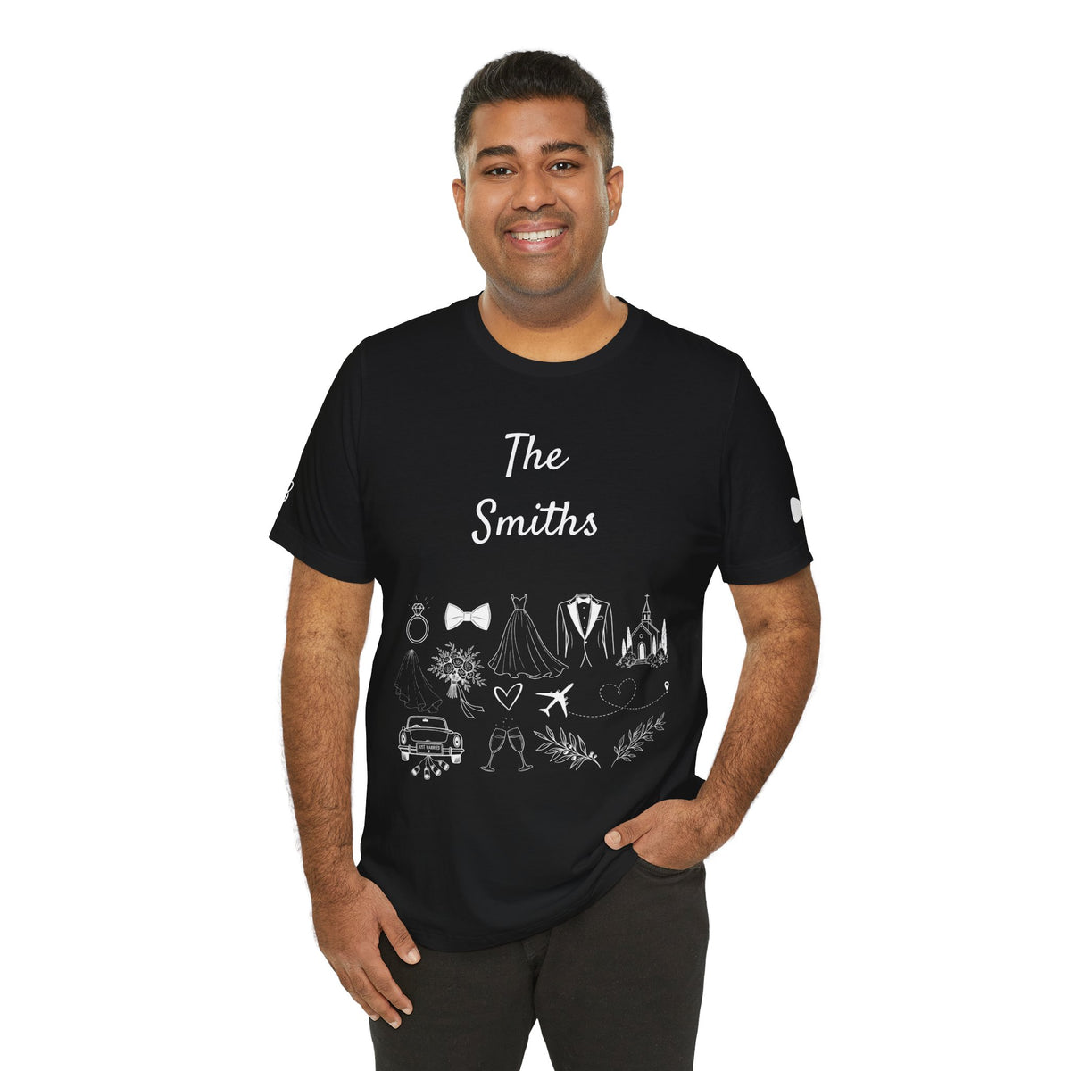 Personalized Groom Destination Wedding T-Shirt, Black Mr and Mrs Shirt, Custom Wedding Date and Location Tee, Honeymoon Gift for Husband