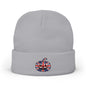 Limited Edition British UK Flag Pumpkin Embroidered Halloween Beanie, Cotton Blend Knit Hat, Union Jack Halloween Gift
