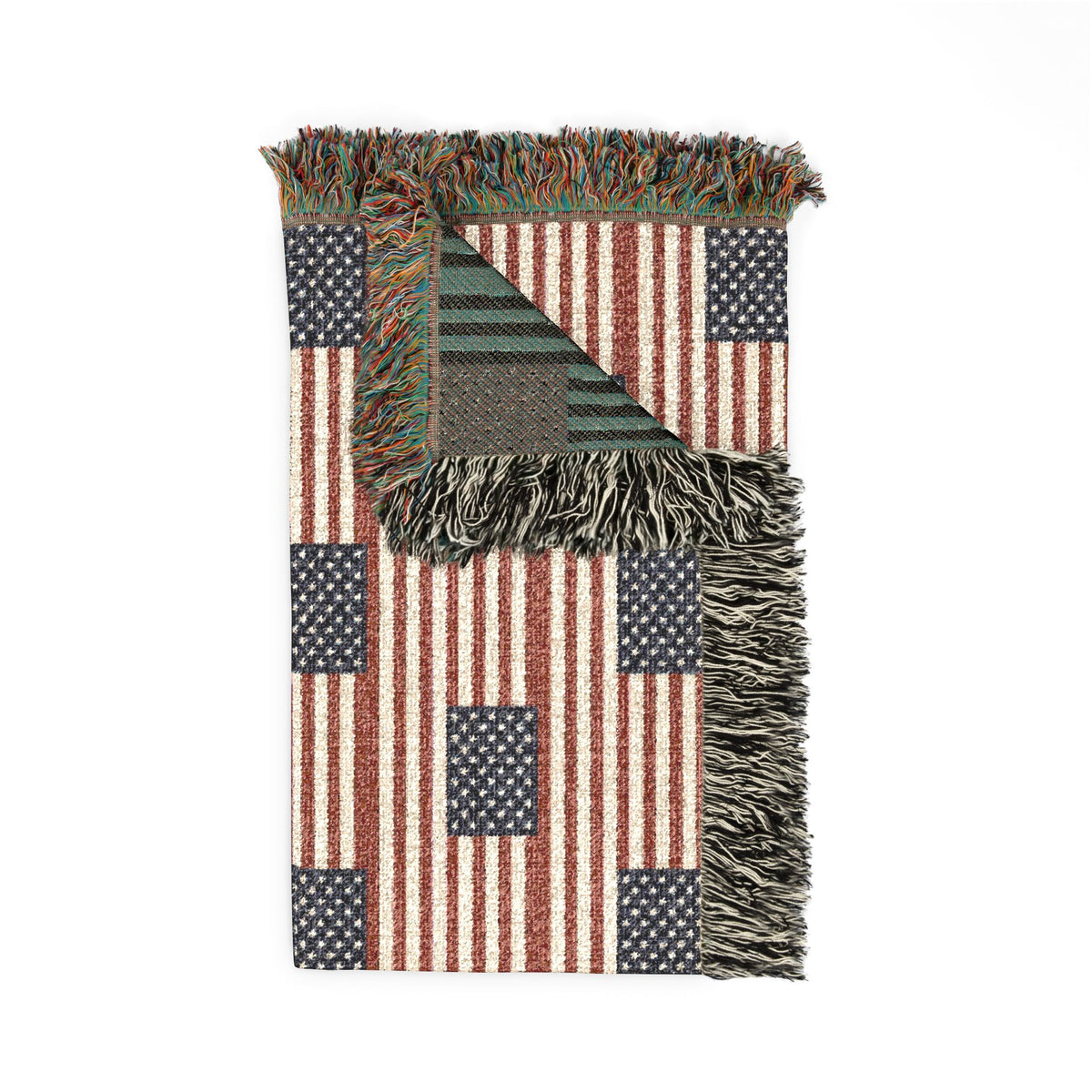 American Flag Woven Blanket – Patriotic Throw | Proud & Loyal - Proud & Loyal