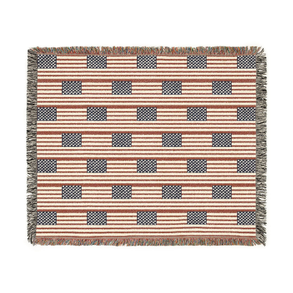 American Flag Woven Blanket – Patriotic Throw | Proud & Loyal - Proud & Loyal