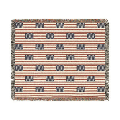 American Flag Woven Blanket – Patriotic Throw | Proud & Loyal - Proud & Loyal