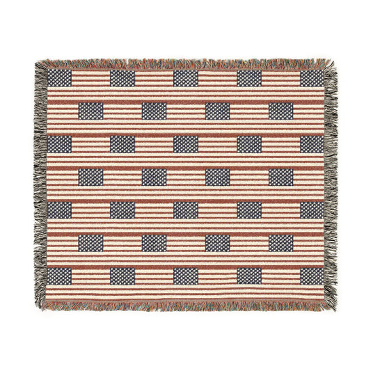 American Flag Woven Blanket – Patriotic Throw | Proud & Loyal - Proud & Loyal