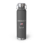 American Heritage Insulated Water Bottle, Copper Lined, Custom Thermos, USA American Flag Metal Travel Flask, Personalized Name - Proud & Loyal