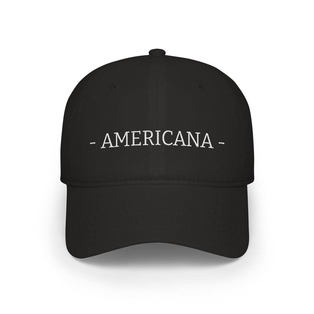 Americana Embroidered Cap, American Flag Hat, USA Patriotic Baseball Cap, American Pride Cotton Hat, Unisex Gift, Low Profile Cotton Cap - Proud & Loyal