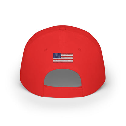 Americana Embroidered Cap, American Flag Hat, USA Patriotic Baseball Cap, American Pride Cotton Hat, Unisex Gift, Low Profile Cotton Cap - Proud & Loyal