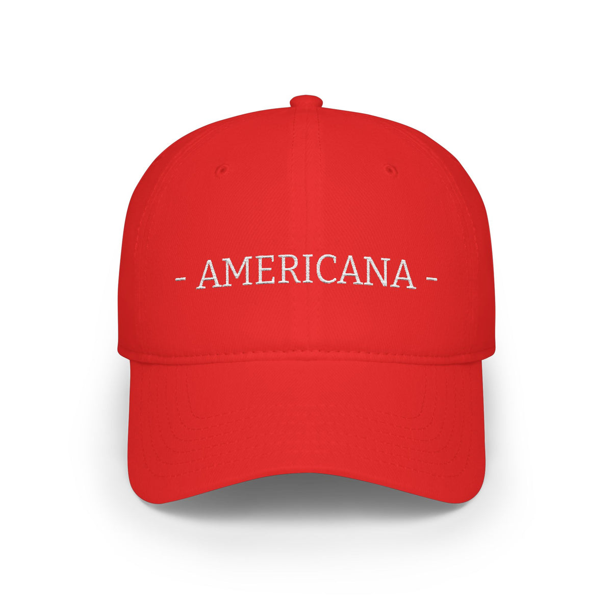 Americana Embroidered Cap, American Flag Hat, USA Patriotic Baseball Cap, American Pride Cotton Hat, Unisex Gift, Low Profile Cotton Cap - Proud & Loyal