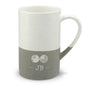 Australian American Mug, Australia Dual Heritage, Personalized Initials Monogram, Speckled Ceramic Stone Look Mug - Proud & Loyal