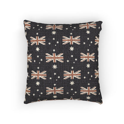 Australian Flag Pattern Woven Pillow | Australiana Home Decor - Proud & Loyal