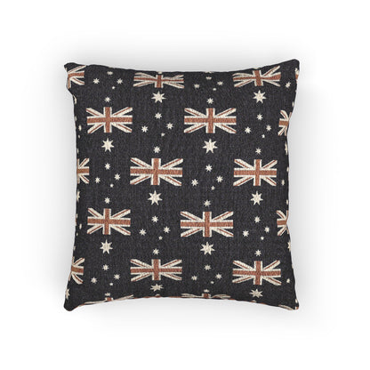 Australian Flag Pattern Woven Pillow | Australiana Home Decor - Proud & Loyal