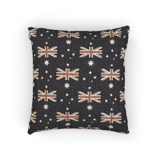 Australian Flag Pattern Woven Pillow | Australiana Home Decor - Proud & Loyal