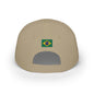 Brasil Embroidered Cap, Brazil Flag Hat, Patriotic Baseball Cap, Brazilian Pride Cotton Hat, Unisex Gift, Low Profile Cotton Cap - Proud & Loyal