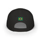 Brasil Embroidered Cap, Brazil Flag Hat, Patriotic Baseball Cap, Brazilian Pride Cotton Hat, Unisex Gift, Low Profile Cotton Cap - Proud & Loyal