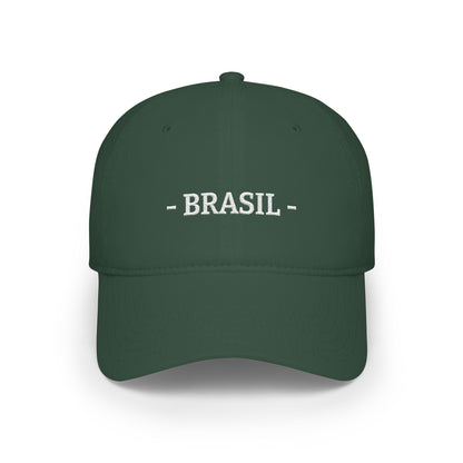 Brasil Embroidered Cap, Brazil Flag Hat, Patriotic Baseball Cap, Brazilian Pride Cotton Hat, Unisex Gift, Low Profile Cotton Cap - Proud & Loyal