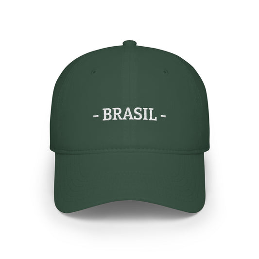 Brasil Embroidered Cap, Brazil Flag Hat, Patriotic Baseball Cap, Brazilian Pride Cotton Hat, Unisex Gift, Low Profile Cotton Cap - Proud & Loyal