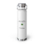 Brazilian Heritage Insulated Water Bottle, Copper Lined, Custom Thermos, Brazil Flag Metal Travel Flask, Personalized Name - Proud & Loyal