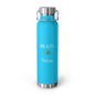 Brazilian Heritage Insulated Water Bottle, Copper Lined, Custom Thermos, Brazil Flag Metal Travel Flask, Personalized Name - Proud & Loyal