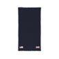 British American Embroidered Waffle Cotton Throw, Lightweight Cozy Blanket | Britain UK United Kingdom USA Neutral Home Accent - Proud & Loyal