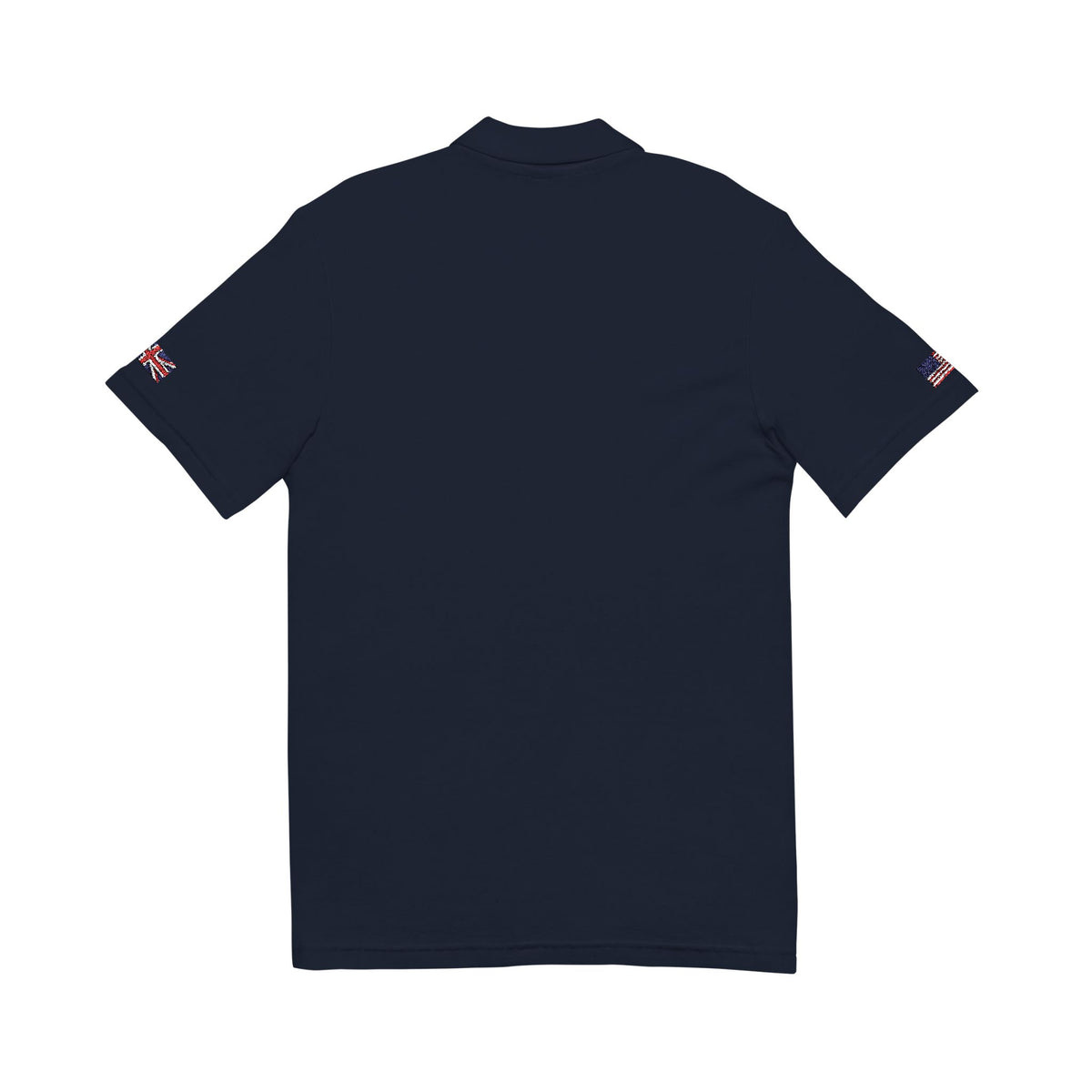 British American Heritage Polo Shirt, UK United Kingdom USA Flag Embroidered Polo, Custom Initials, Cotton Pique Shirt, Union Jack British - Proud & Loyal