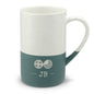 British American Mug, UK United Kingdom Britain Dual Heritage, Personalized Initials Monogram, Speckled Ceramic Stone Look Mug - Proud & Loyal