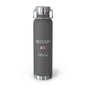 British Heritage Insulated Water Bottle, Copper Lined, Custom Thermos, UK United Kingdom British Flag Metal Travel Flask, Personalized Name - Proud & Loyal