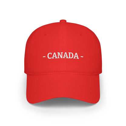 Canada Embroidered Cap, Canadian Flag Hat, Patriotic Baseball Cap, Canadian Pride Cotton Hat, Unisex Gift, Low Profile Cotton Cap - Proud & Loyal