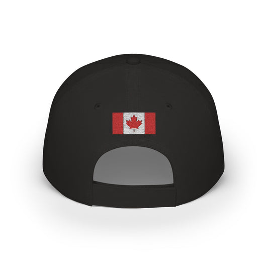 Canada Embroidered Cap, Canadian Flag Hat, Patriotic Baseball Cap, Canadian Pride Cotton Hat, Unisex Gift, Low Profile Cotton Cap - Proud & Loyal