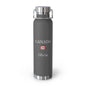 Canadian Heritage Insulated Water Bottle, Copper Lined, Custom Thermos, Canada Flag Metal Travel Flask, Personalized Name - Proud & Loyal