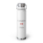 Canadian Heritage Insulated Water Bottle, Copper Lined, Custom Thermos, Canada Flag Metal Travel Flask, Personalized Name - Proud & Loyal