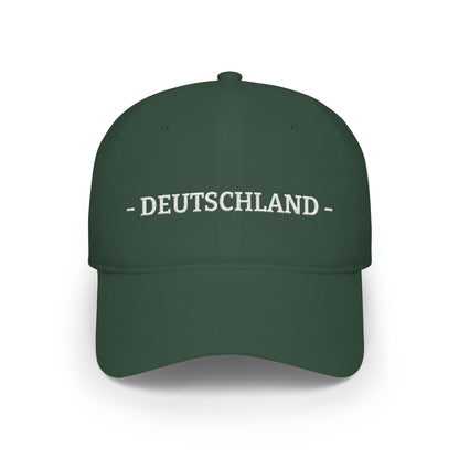 Deutschland Embroidered Cap, Germany Flag Hat, Patriotic Baseball Cap, German Germanic Pride Cotton Hat, Unisex Gift, Low Profile Cotton Cap - Proud & Loyal
