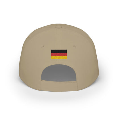 Deutschland Embroidered Cap, Germany Flag Hat, Patriotic Baseball Cap, German Germanic Pride Cotton Hat, Unisex Gift, Low Profile Cotton Cap - Proud & Loyal