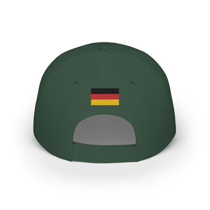 Deutschland Embroidered Cap, Germany Flag Hat, Patriotic Baseball Cap, German Germanic Pride Cotton Hat, Unisex Gift, Low Profile Cotton Cap - Proud & Loyal