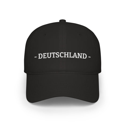 Deutschland Embroidered Cap, Germany Flag Hat, Patriotic Baseball Cap, German Germanic Pride Cotton Hat, Unisex Gift, Low Profile Cotton Cap - Proud & Loyal