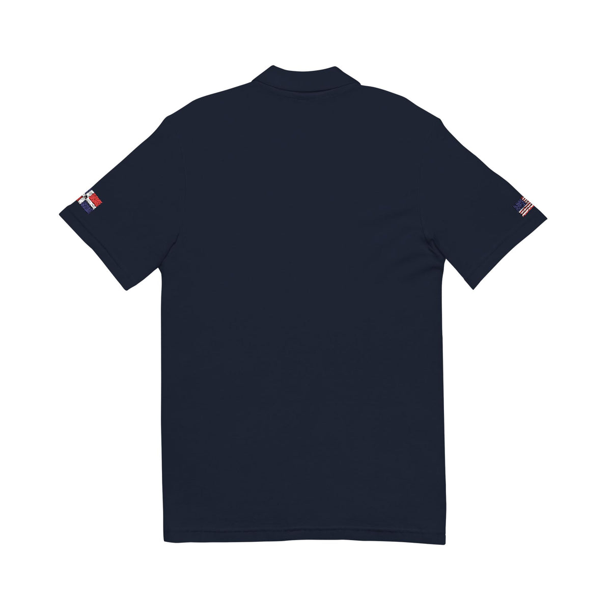 Dominican American Heritage Polo Shirt, Dominican Republic USA Flag Embroidered Polo, Custom Initials, Cotton Pique Shirt, Dominican Gift - Proud & Loyal