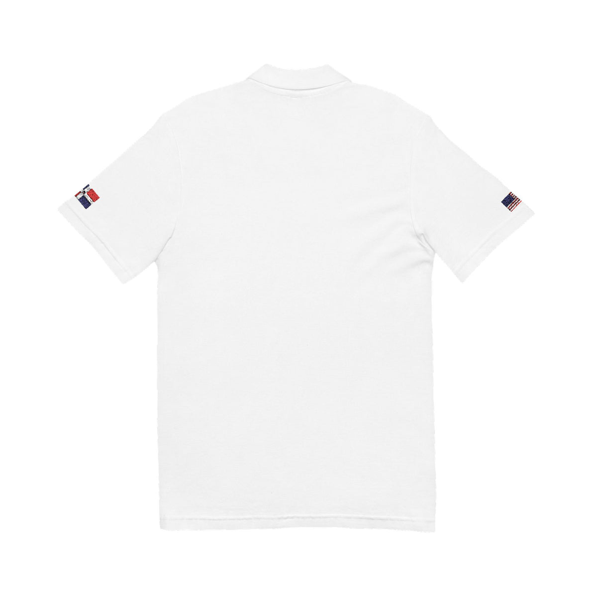 Dominican American Heritage Polo Shirt, Dominican Republic USA Flag Embroidered Polo, Custom Initials, Cotton Pique Shirt, Dominican Gift - Proud & Loyal