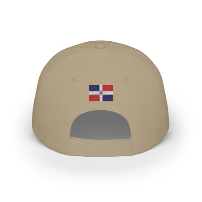 Dominican Republic Embroidered Cap, Dominican Flag Hat, Patriotic Baseball Cap, Dominican Pride Cotton Hat, Unisex, Low Profile Cotton Cap - Proud & Loyal