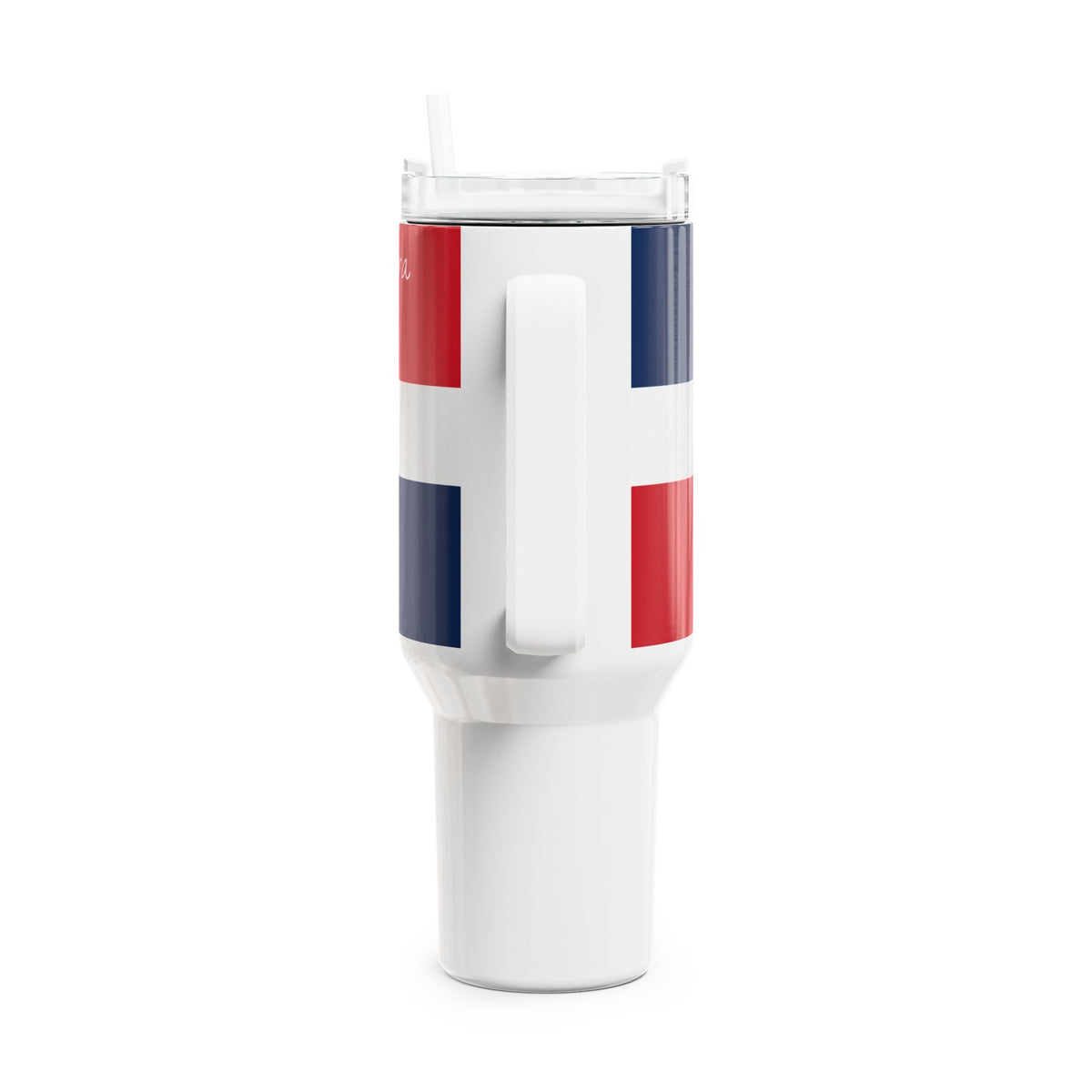 Dominican Republic Flag Tumbler | 40oz Stainless Travel Cup - Proud & Loyal