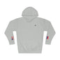 Filipino American Flag Fleece Hoodie | Philippines USA Dual Heritage Gift | Personalized Initials | Embroidered Sleeve Flags - Proud & Loyal