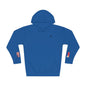 Filipino American Flag Fleece Hoodie | Philippines USA Dual Heritage Gift | Personalized Initials | Embroidered Sleeve Flags - Proud & Loyal