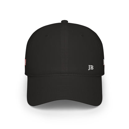 Filipino American Flag Hat Personalized Initials | Philippines USA Dual Heritage Embroidered Cap | Low Profile Cotton Baseball Hat - Proud & Loyal