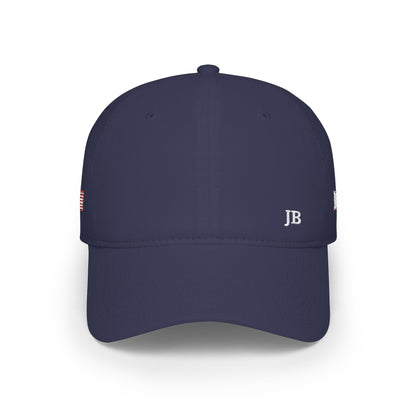Filipino American Flag Hat Personalized Initials | Philippines USA Dual Heritage Embroidered Cap | Low Profile Cotton Baseball Hat - Proud & Loyal