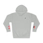Filipino Canadian Flag Fleece Hoodie | Philippines Canada Dual Heritage Gift | Personalized Initials | Embroidered Sleeve Flags - Proud & Loyal