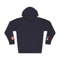 Filipino Canadian Flag Fleece Hoodie | Philippines Canada Dual Heritage Gift | Personalized Initials | Embroidered Sleeve Flags - Proud & Loyal