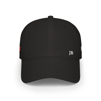 Filipino Canadian Flag Hat Personalized Initials | Philippines Canada Dual Heritage Embroidered Cap | Low Profile Cotton Baseball Hat - Proud & Loyal